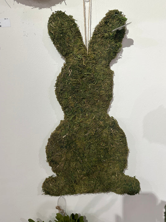 Moss Bunny Door Hanger