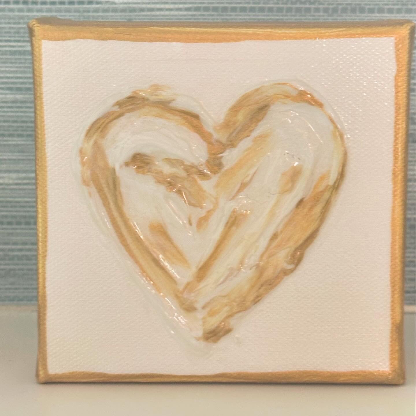 6x6 Heart Canvas